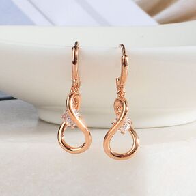 18K 귀걸이 큐빅 볼륨 웨이브 원터치 드롭 할리 0a71eac773fcf79fe707121b0318f735